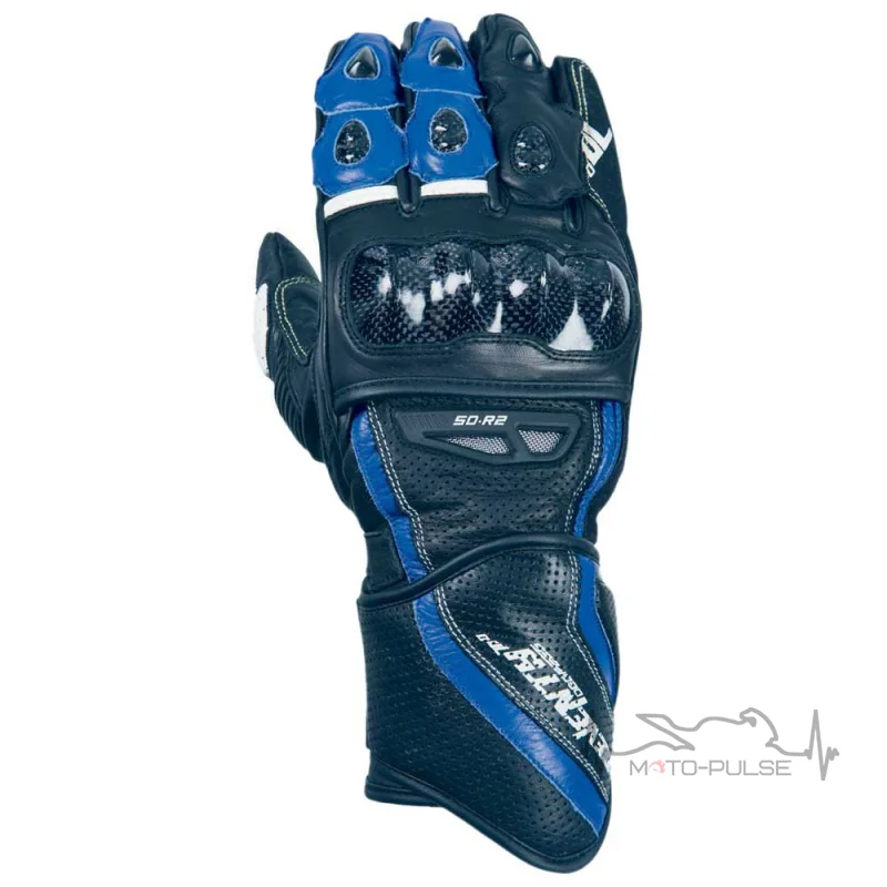 Мотоперчатки кожанные Seventy SD-R2 Blue S