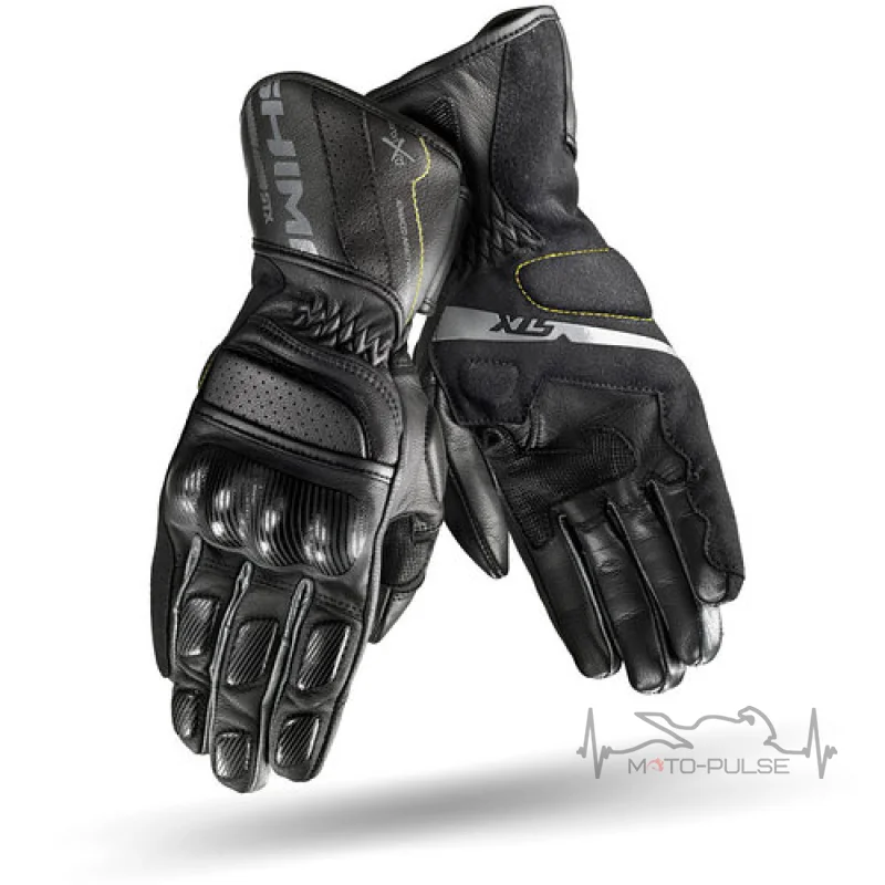 Мотоперчатки кожанные Shima STX Black (L)