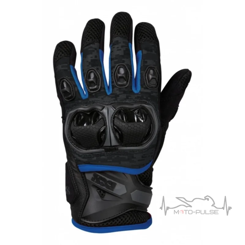 Мотоперчатки текстиль IXS Montevideo Air (L) Black Blue 
