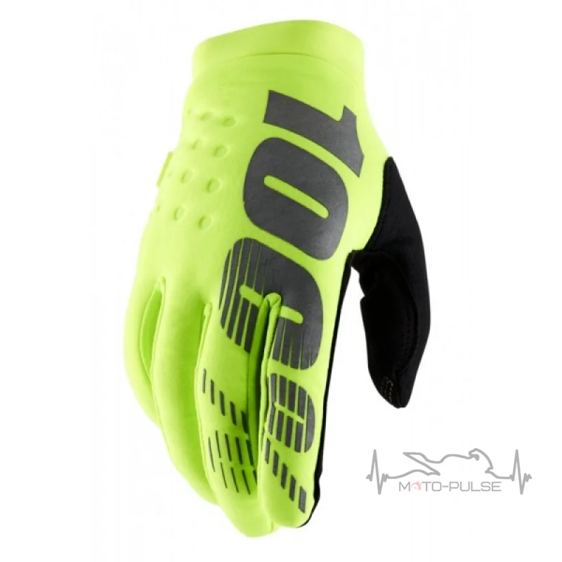 Мотоперчатки Эндуро RIDE 100% BRISKER Cold Weather Yellow XL