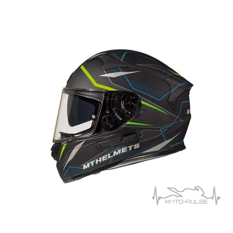 Мотошлем MT KRE SV Intrepid C1 Matt Fluor Green (XS) MM