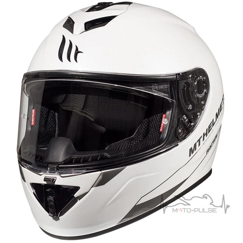 Мотошлем MT Rapide White Gloss ( L)