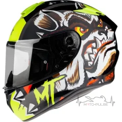 Мотошлем MT Targo Crazydog Yellow (L)