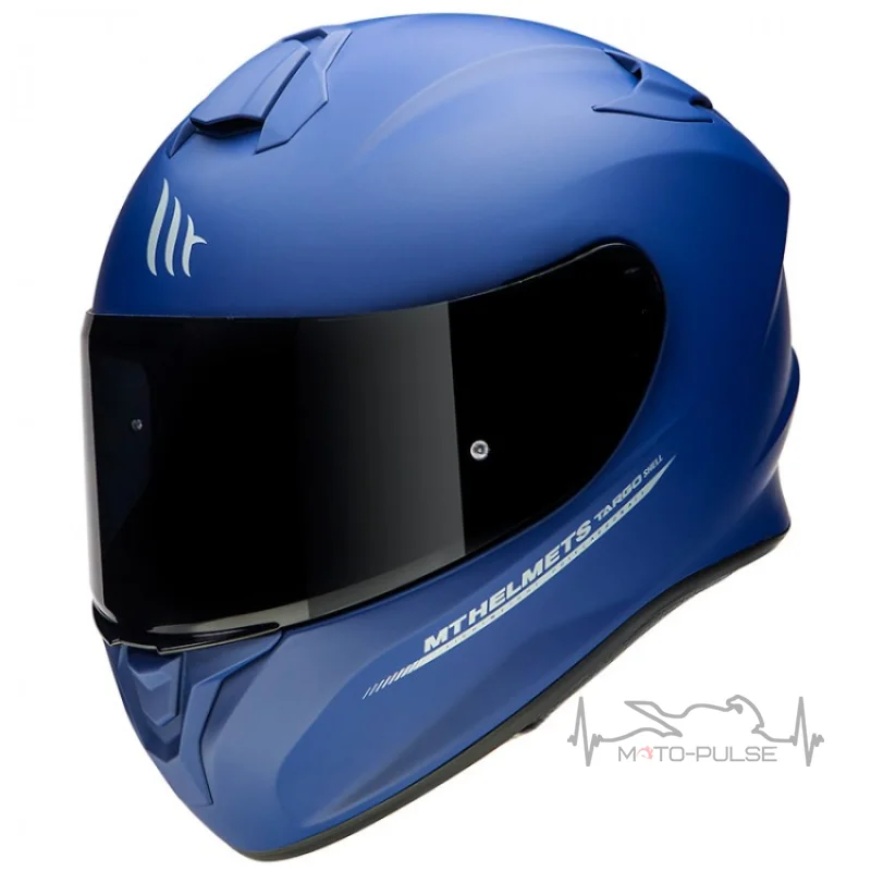 Мотошлем MT Targo Solid Blue Mat (S)