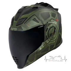 Мотошлем Icon Airflite Blockchain Green Matt (S) K