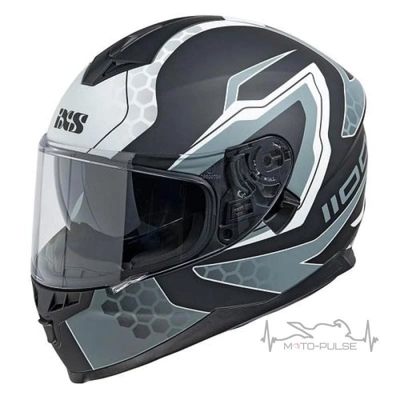 Мотошлем IXS HX 1100 2.2 Black Grey Matt (XL) 