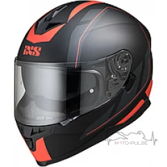 Мотошлем IXS HX 1100 2.0 Black Red Matt (L) 