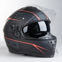 Мотошлем IXS HX 1100 2.1 Black Red Matt (XL) 