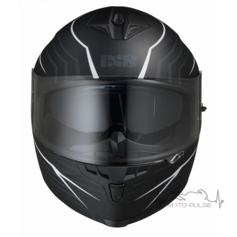 Мотошлем IXS HX 1100 2.1 Black White Matt (XL) 