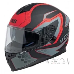 Мотошлем IXS HX 1100 2.2 Black Red Matt (XL)