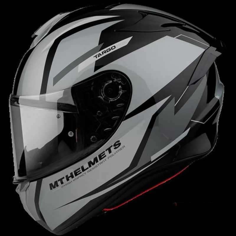 Мотошлем MT Targo PRO Sound A2 Gloss Gray (L)