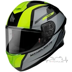 Мотошлем MT Targo PRO Sound Flou Yellow (L)