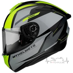 Мотошлем MT Targo PRO Sound Flou Yellow (M)