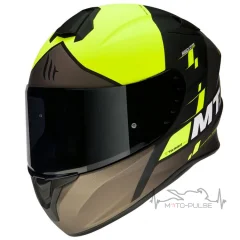 Мотошлем MT Targo Rigel Yellow/Black/Brown (M) 
