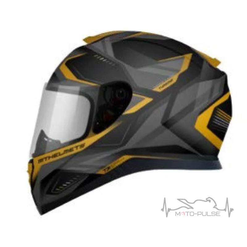Мотошлем MT Thunder 3 SV Turbine Grey/Orange (M) 