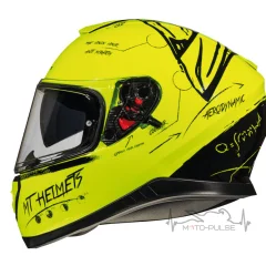 Мотошлем MT Thunder Board Green (Размер: XL)