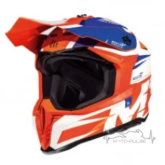 Мотошлем MT Falcon Weston Orange/White/Blue (M)