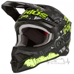 Мотошлем Oneal 3SRS Ride (M, Black/White/Yellow)