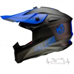 Мотошлем MTFalcon System Black/Blue (2XL)