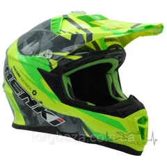 Мотошлем MX-316 Green/YelLow (M)Nenki