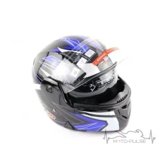 Мотошлем  BLD 157 Black/Blue