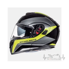 Мотошлем Flip-up MT Atom Tarmac Black/Yellow (L)
