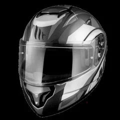 Мотошлем Flip-up MT Atom Transend Black/Gray (S)