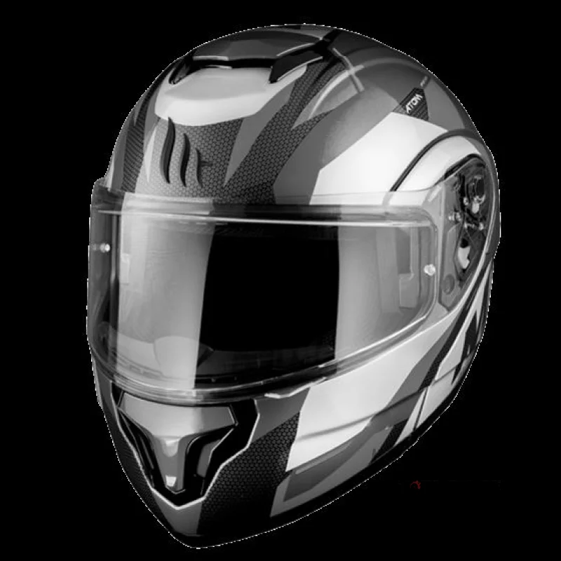 Мотошлем Flip-up MT Atom Transend Black/Gray (S)