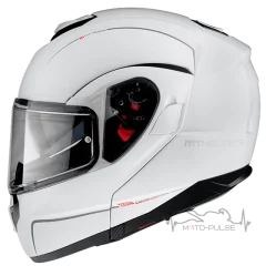 Мотошлем Flip-up MT Atom White Gloss (Размер: XL)