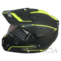 Мотошлем Dual-sport Nenki MX-310 MATT BLACK YELLOW XL