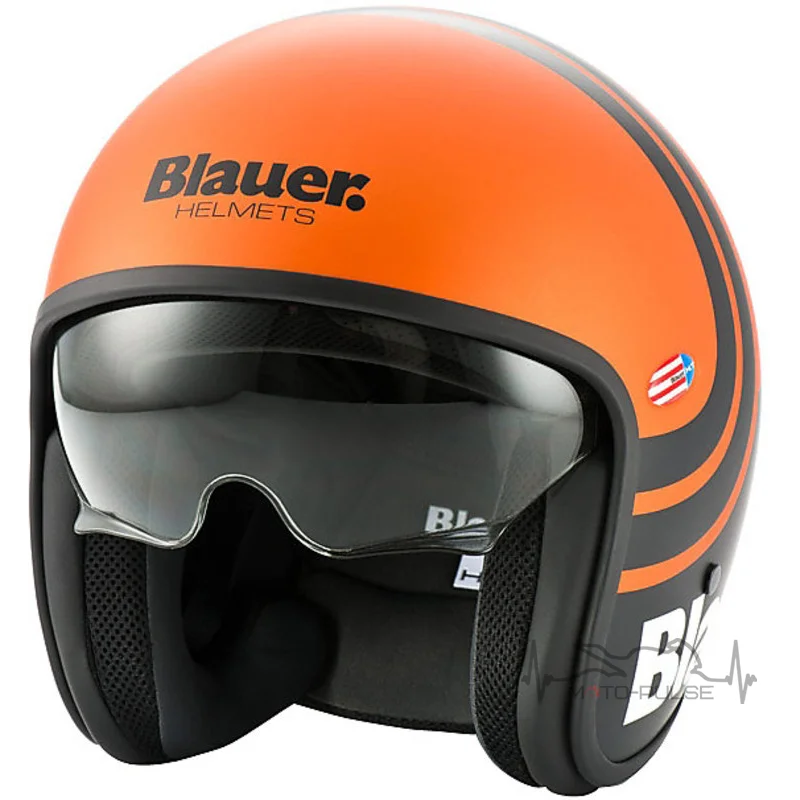 Мотошлем Открытый Blauer Orange Pilot 2.0 (S)