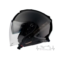 Мотошлем Открытый MT Jet Thunder 3 SV Solid Black Gloss ( Размер:L )