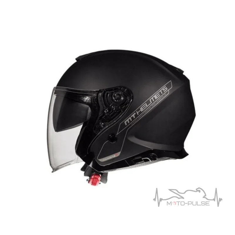 Мотошлем Открытый MT Jet Thunder 3 SV Solid Black Matt (XL)