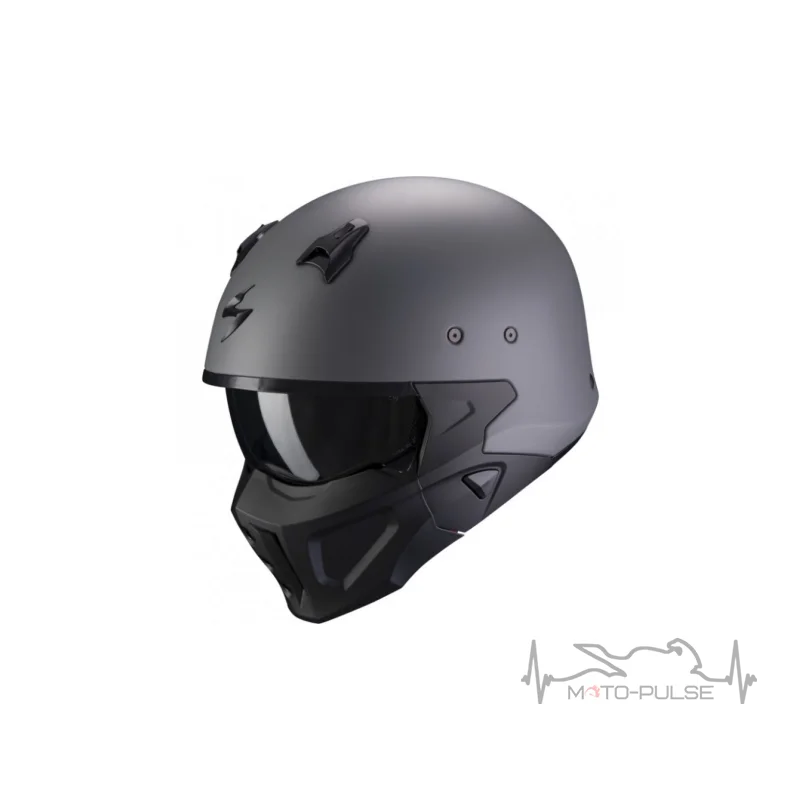 Мотошлем SCORPION COVERT-X cement gray matt "L"