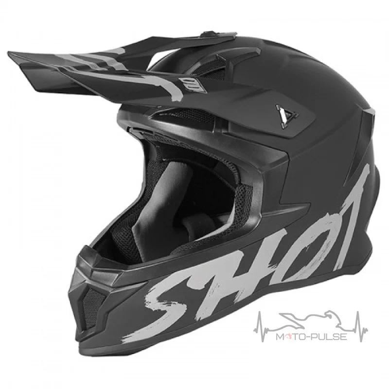 Мотошлем Shot Racing Helmet Lite Uni Solid Black Mat (XL)