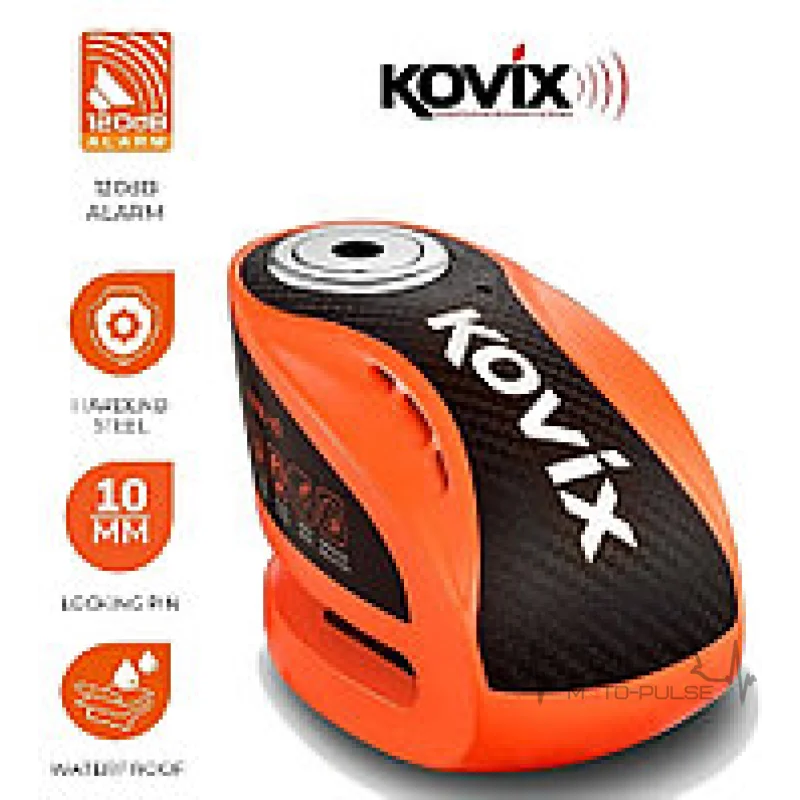 Противоугонный замок Kovix KNX10-FO Orange
