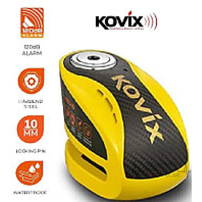 Противоугонный замок Kovix KNX6-Y Yellow