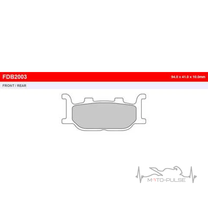 Колодки тормозные FE FDB2003P
