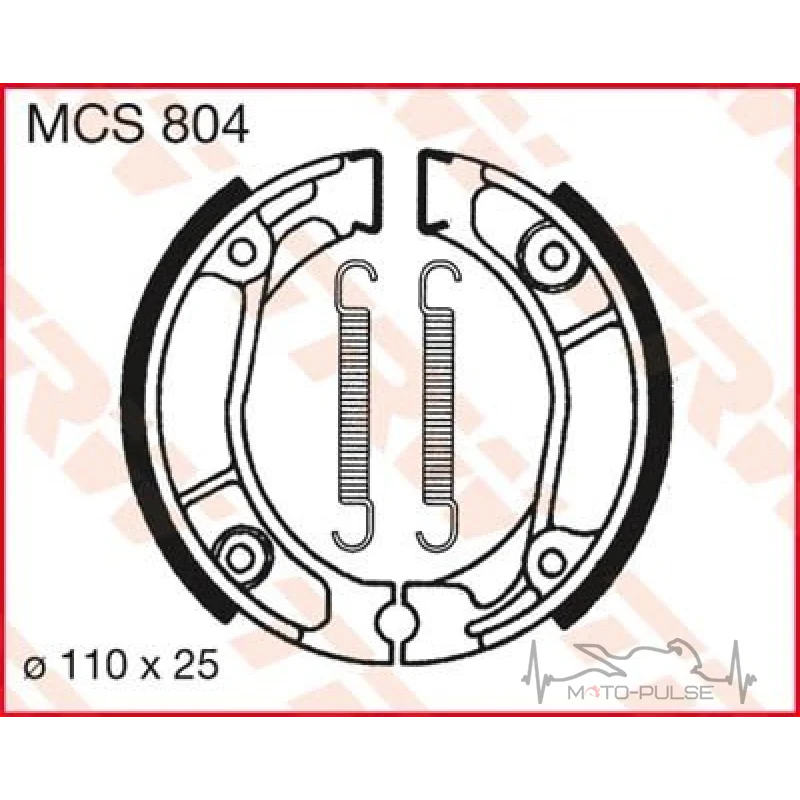 Колодки тормозные LUCAS MCS804 = MCS804:009