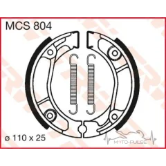 Колодки тормозные LUCAS MCS804 = MCS804:009