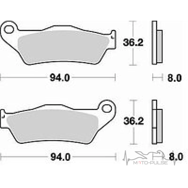 Тормозные колодки BR746CM55