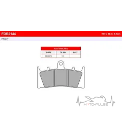 Тормозные колодки FE FDB2144P