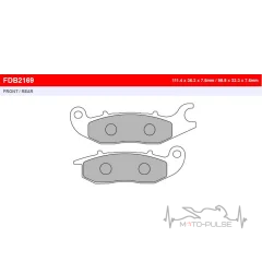 Томрозные колодки FE FDB2169EF