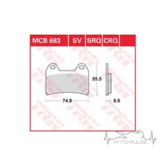 Тормозные колодки LUCAS MCB683