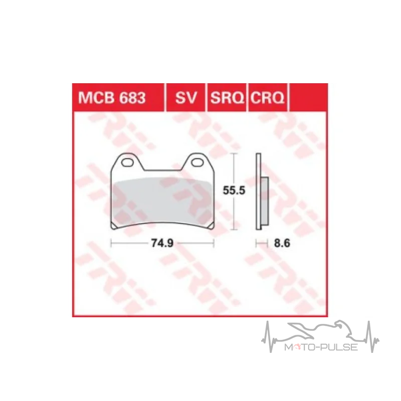 Гальмівні колодки LUCAS MCB683