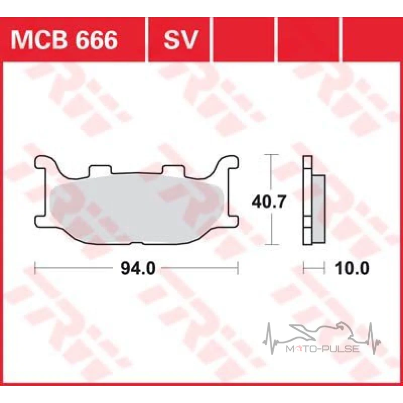 Колодки гальмівні MCB666SV LUCAS