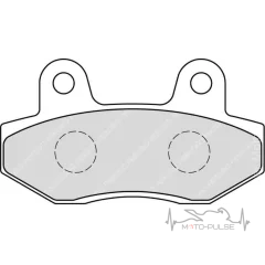 Колодки тормозные FERODO FDB312P