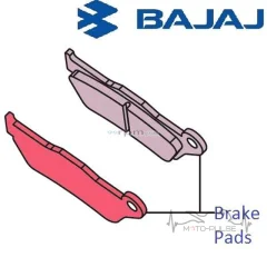 Колодки тормозные передние Bajaj Pulsar NS 200 JL131805