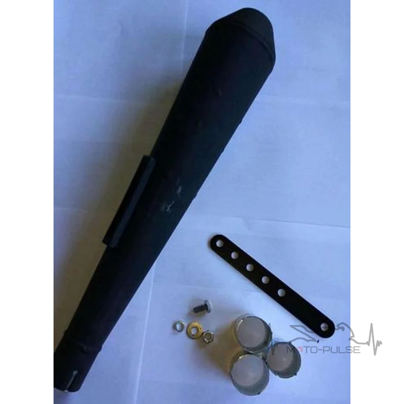 Прямоток   440*96mm   (нержавейка, сопло, черный, прямоток)   "118"