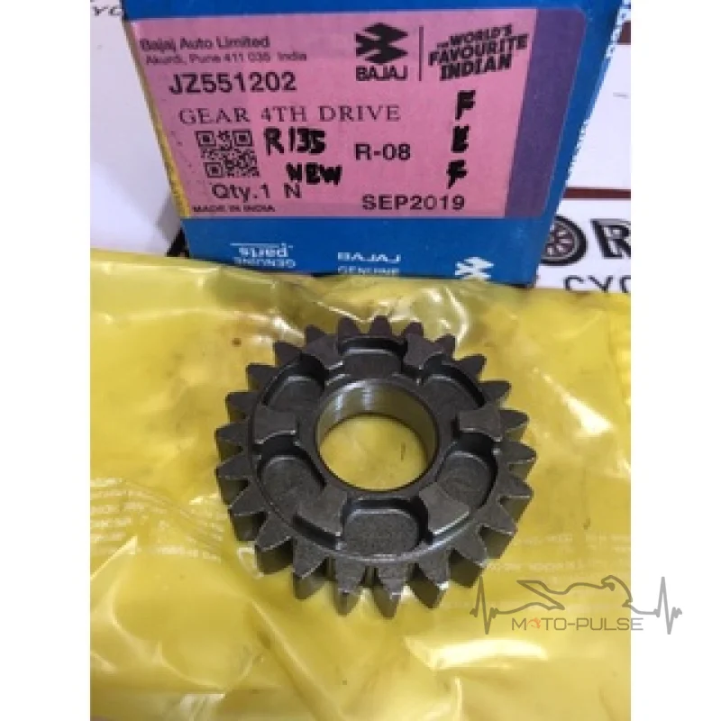 Шестерня коробки 4 передачи ведущая Bajaj BMX150 JZ551202